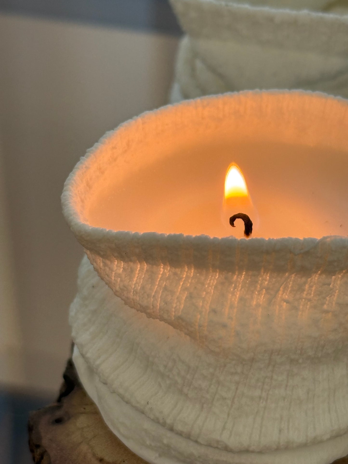 Creative Sock - Style Ceramic Container: Ideal for Candles or Small Plants