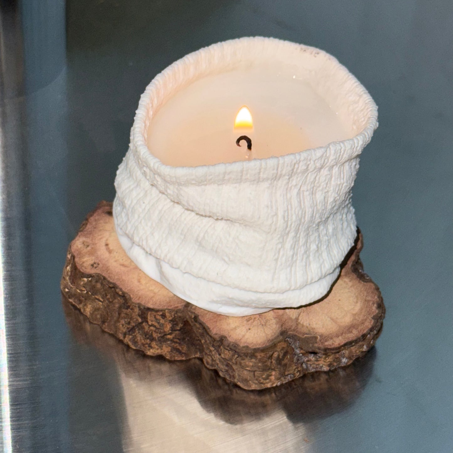 Creative Sock - Style Ceramic Container: Ideal for Candles or Small Plants