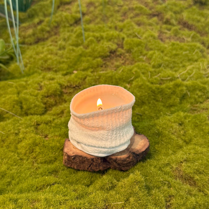 Ceramic socks aromatherapy candles a fun gift for your best friend Knitclay