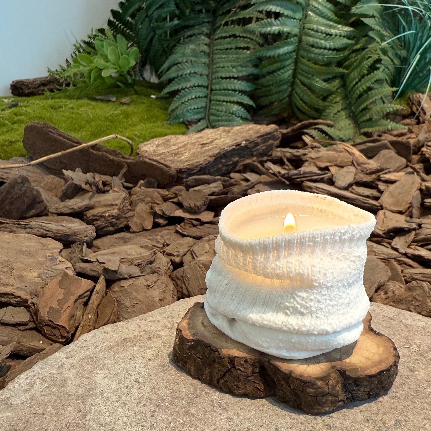 Ceramic socks aromatherapy candles a fun gift for your best friend Knitclay
